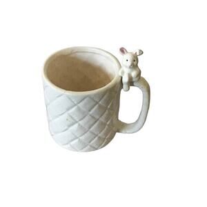 Vintage Mug with Bunny and Carrot Inside